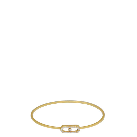 Messika Move Uno White Gold Bracelet 11134-WG-M @ Ethos